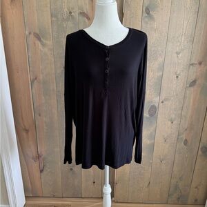 CAbi Black Long Sleeve Women's Top - 047